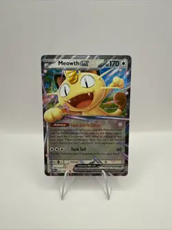 Pokemon Meowth EX 062/088 Double Rare Pokemon Perfect Order - Image 1