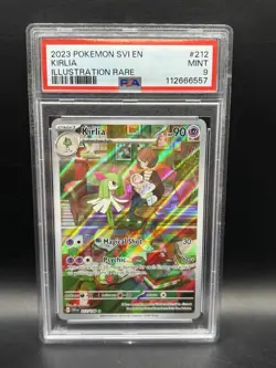 Pokemon TCG PSA 9 GRADED Kirlia 212/198 SV01: Scarlet & Violet Base Set Holo - Image 1