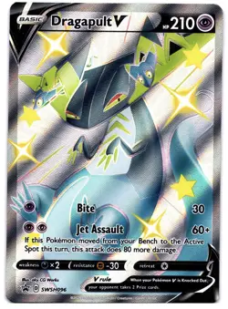 Dragapult V SWSH096 Pokemon TCG Sword & Shield Promo Holo MINT NM - Image 1