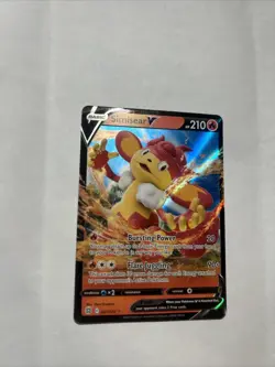 Holo Simisear V 027/172 Ultra Rare Brilliant Stars Pokemon TCG - Image 3