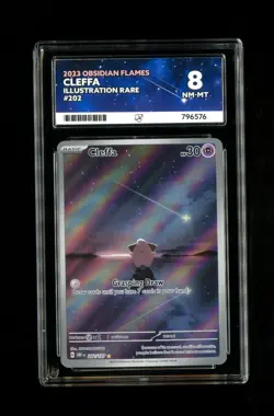 Pokemon Cleffa 202/197 Obsidian Flames Illustration Rare Ace 8 ref372 - Image 1