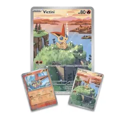 Pokemon TCG Black Bolt & White Flare Unova Victini Illustration Collection Box - Image 3