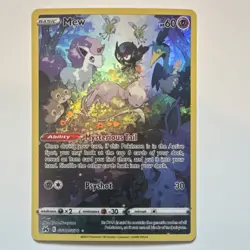 Pokemon Mew GG10/GG70 Crown Zenith Galarian Gallery Holo Rare - Image 1