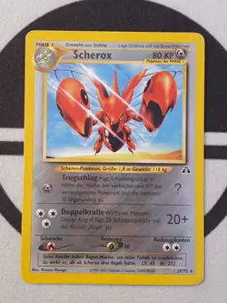Pokemon Karte Scherox 29/75 Neo Entdeckung Set Deutsch Pokemon Original TCG - Image 3
