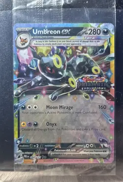 Pokemon Prismatic Evolution Umbreon Ex 60/131 Surprise Box Stamped Promo Sealed - Image 1