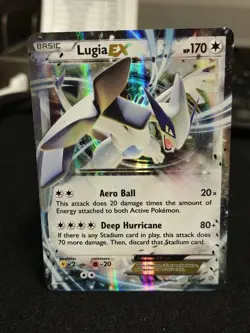 Pokemon Lugia EX 68/98 Holo Rare EX Basic English Pokemon TCG - Image 1