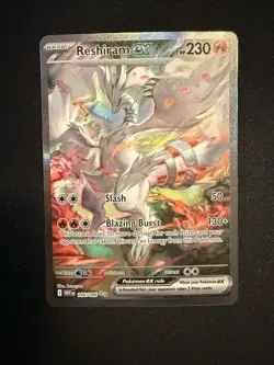 Reshiram EX SIR 166/086 White Flare 10 Contender (AI Graded) Pokemon TCG - Image 1