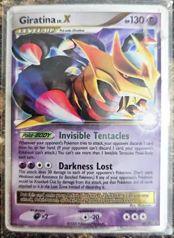 Pokemon 2007 Black Star Promo Giratina LV.X DP38 MP - Image 1