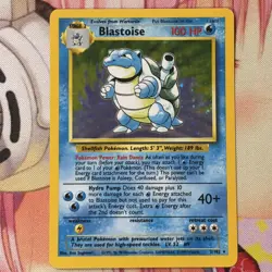 Pokemon TCG - Blastoise - 2/102 - Holo Rare - Base Set Unlimited [Light Play] - Image 2