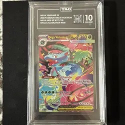 Pokemon 2025 Mega Venusaur ex #177/132 SIR Mega Evolutions - TAG 10 - Image 1