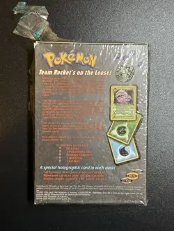 Pokemon Team Rocket Devastation Theme Deck Factory Sealed DAMAGED Box WOTC 781624924674 - Image 2
