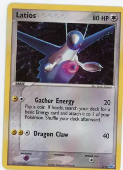 2004 Pokemon Latios 2/10 Holofoil EX Trainer Kit 1: Latias and Latios LP - Image 1