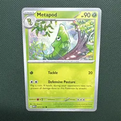 Metapod 011/165 Regular, Scarlet & Violet 151 Series - Pokemon TCG - Image 1