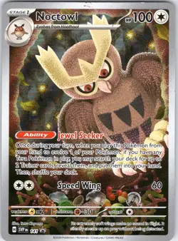 NOCTOWL 141 HOLO SCARLET & VIOLET PROMO POKEMON NM/M - Image 1