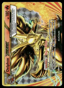 Delphox BREAK 14/124 BREAK Rare Fates Collide Pokemon Moderately Played - Image 1