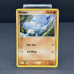 Pokemon Wooper 79/115 Unseen Forces Regular Non Holo LP - Image 1