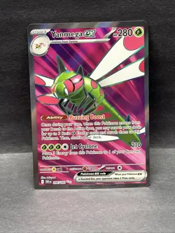 Pokemon TCG Yanmega EX Double Rare Holo 206/182 Destined Rivals - Image 1