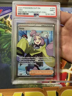 2024 Iono 124 Sv: Scarlet & Violet Promo Cards Holo PSA 9 - Image 1