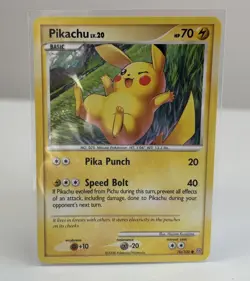 Pokemon Pikachu TCG Stormfront Card 70/100 Regular LP Condition Non Holo Rare - Image 1