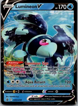 Lumineon V - Promo SWSH: Sword & Shield Promo Cards SWSH250 NM - Image 1