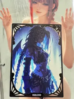 Waifu Metal Trading Card Jinx LSP Double Sided Serial. Goddess Story - Image 2