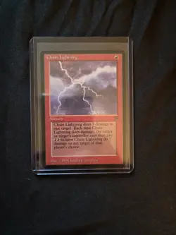 MTG Chain Lightning, Legends release, Excellent condition from 1994 - Image 1
