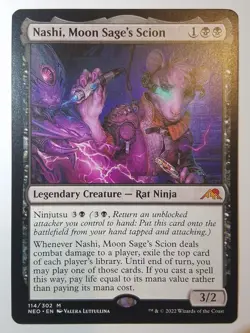 Nashi, Moon Sage's Scion 114 NEO Magic the Gathering - Image 1