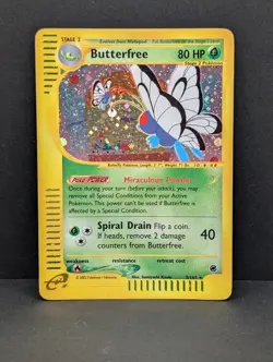 Butterfree 005/165 Expedition Base Set Holo Ultra Rare Pokemon TCG Nintendo LP - Image 1