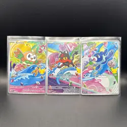 Pokemon TCG Alola First Partner Set Rowlet 043, Litten 044, Popplio 045 NM - Image 1