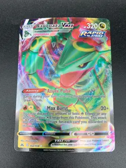 Rayquaza VMAX 102/159 Ultra Rare SWSH Crown Zenith Pokemon NM 2023 - Image 1