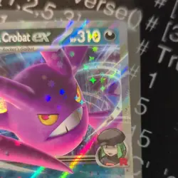 Pokemon TCG Team Rocket’s Crobat ex Prize Pack Series 8 122/182 NM Stamped - Image 3