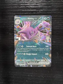 Team Rocket's Nidoking ex 119/182 Pokemon Play! Prize Pack Series 8 Stamped - NM - Image 1