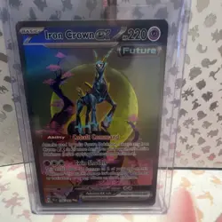 Pokemon Iron Crown EX 206/162 SV05 Temporal Forces Double Rare Holo 220 HP Engl… - Image 1