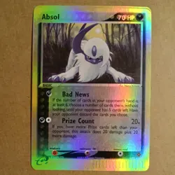 Pokemon TCG Absol EX Dragon 1/97 2003 - E Reader Reverse Holo LP - Image 1