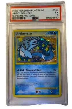Articuno 148/147 Supreme Victors Secret Rare Holo-PSA 5 Pokemon TCG 6+ - Image 1