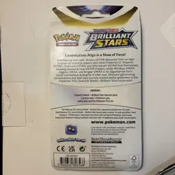 Pokemon TCG Brilliant Stars Check Lane Blister Pack EEVEE COSMO PROMO (DAMAGED) - Image 2