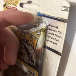 Pokemon TCG Brilliant Stars Check Lane Blister Pack EEVEE COSMO PROMO (DAMAGED) - Image 3