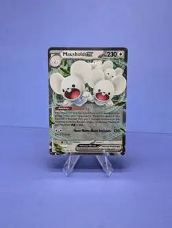 Maushold ex #155/182 2023 Pokemon Paradox Rift PAR Double Rare NM - Image 1