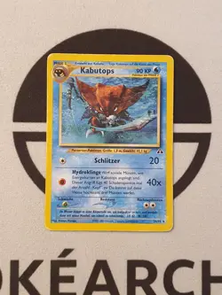 Pokemon Karte Kabutops 25/75 Neo Entdeckung Set Deutsch Pokemon Original TCG - Image 2