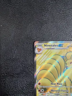 Pokemon Ninetales ex Ultra Rare 186/165 Full Art Holo Scarlet & Violet 151 - Image 5