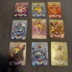 Pokemon Chinese Mengka AR Eevee and Eeveelution Set 1-9 - Image 1