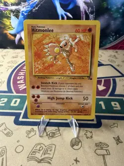 Pokemon Hitmonlee 22/62 WOTC Fossil Vintage - Image 1