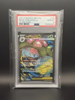 Mega Venusaur ex SIR 2025 Pokemon Mega Evolution PSA 10 Gem Mint - Image 1