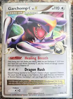 Pokemon 2007 Black Star Promo Garchomp C LV.X DP46 LP - Image 1