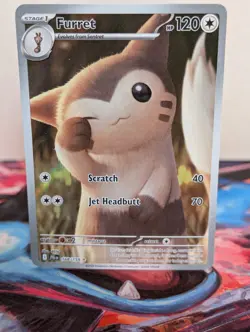 Furret 168/159 Illustration Rare Sv09: Journey Together Pokemon TCG - NM - Image 1