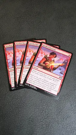 [MTG] [4x] Kindled Heroism - Wilds of Eldraine - NM - #138 - Image 1