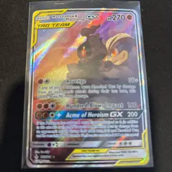 Marshadow & Machamp GX - 199/214 - Unbroken Bonds - NM - Pokemon - Image 1