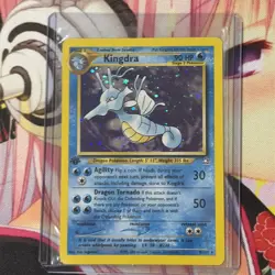 Kingdra 8/111 Pokemon Neo Genesis 1st Edition Holo Rare - Image 1