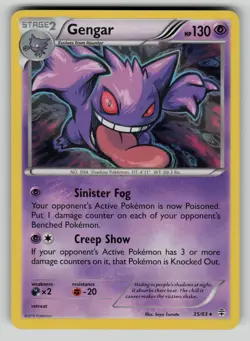 Gengar 35/83 Holo Rare Generations Pokemon MP - Image 1