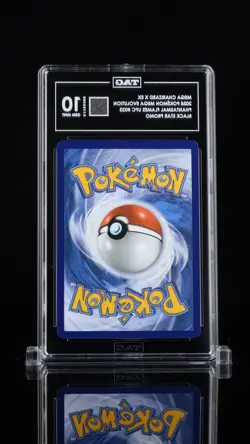 Pokemon 2025 Mega Charizard X EX Phantasmal Flames UPC Black Star Promo TAG 10 - Image 2